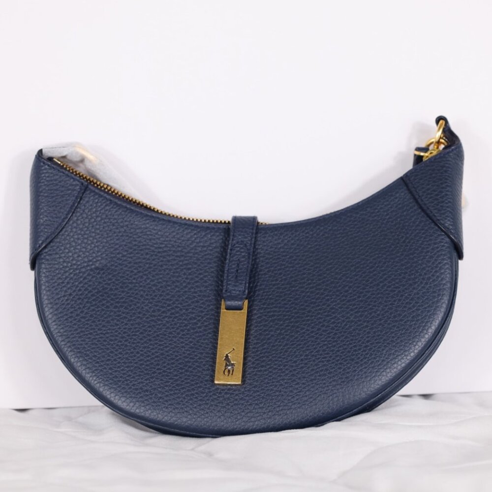 POLO ID PEBBLED MINI SHOULDER BAG